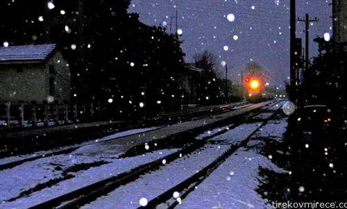 возот в снег во станица Драчево 